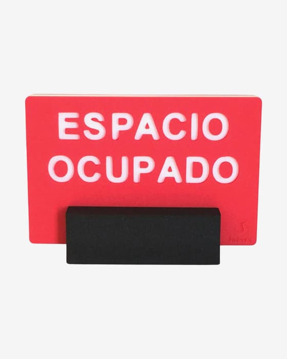 Señalizador de Calle Leisis Espacio Ocupado