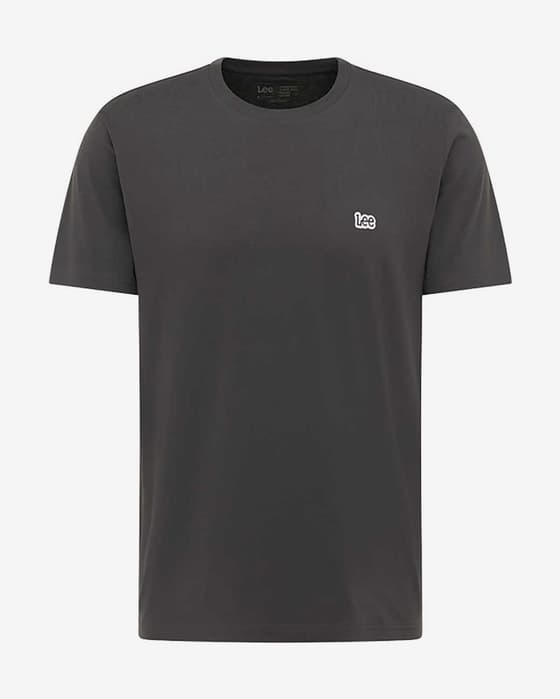 Camiseta Lee Patch Logo manga corta negro