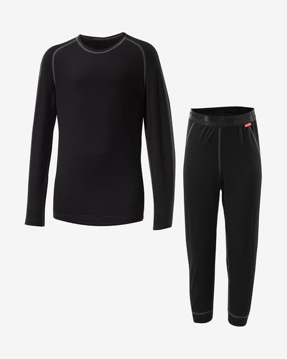 Camiseta y pantalón Löffler Transtex negro infantil