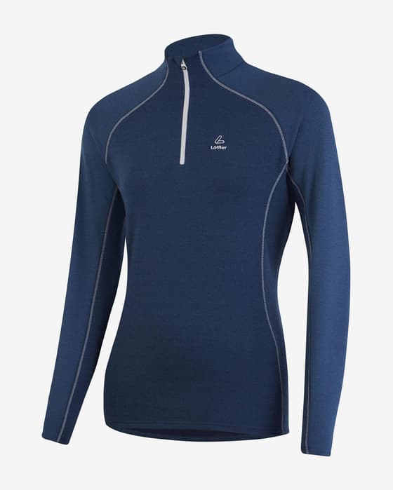 Maglia intima Löffler Midlayer Fine Stripe Transtex manica lunga blu