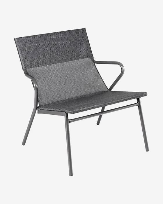 Lafuma Mobilier Vence Stuhl dunkelgrau