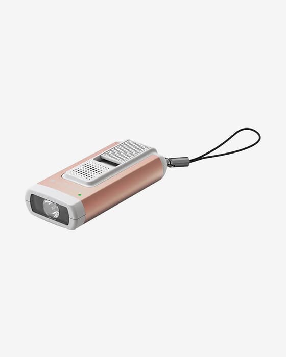 Led Lenser K6R Safety 400 lm Keyring Torch Pink Grey