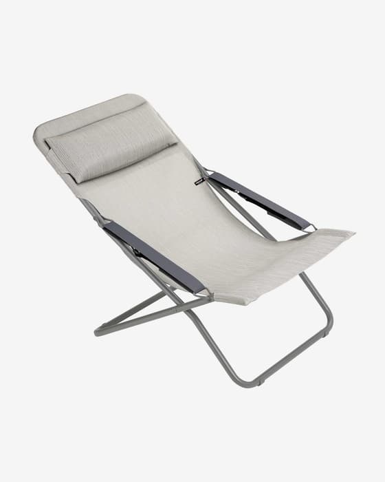 Lafuma Mobilier Transabed Batyline Duo Klappstuhl beige/grau