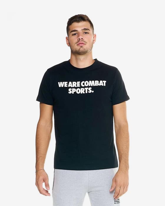 Camiseta Leone 1947 Urban Comfy manga corta negro blanco