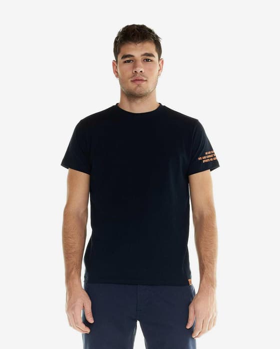 Camiseta Leone 1947 Shades manga corta negro