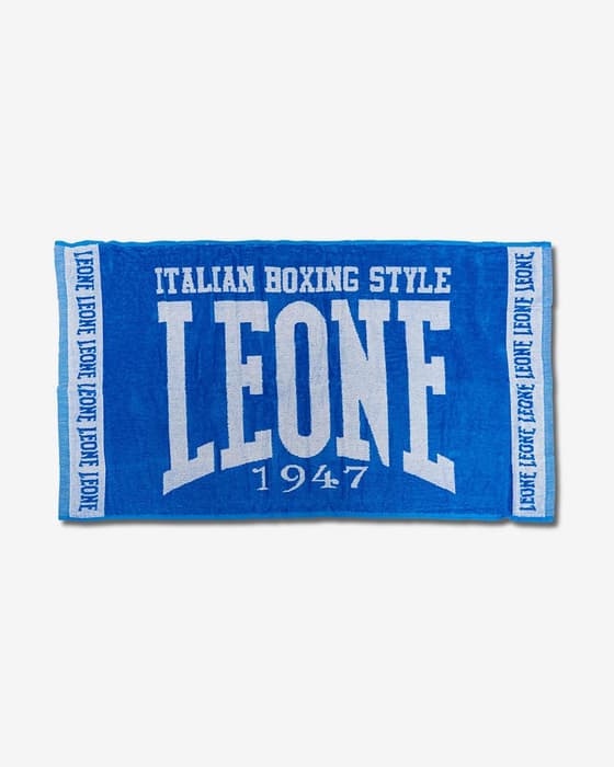 Toalla Leone 1947 Ring azul blanco