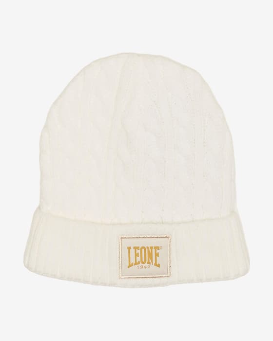 Leone 1947 Knitted Damen Mütze weiß