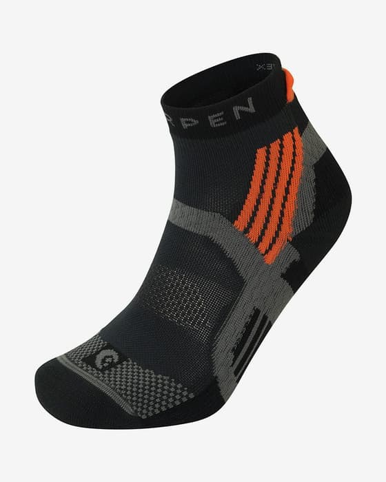 Calcetines Lorpen T3 Trail Running Padded Eco negro naranja