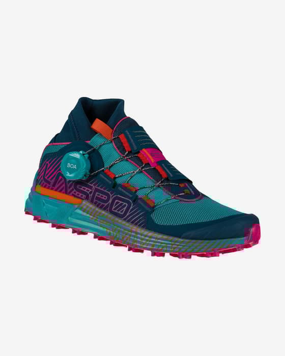Zapatillas La Sportiva Cyklon azul oscuro rosa mujer
