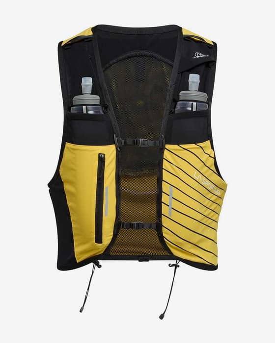 Chaleco hidratación La Sportiva Trail 10L amarillo negro