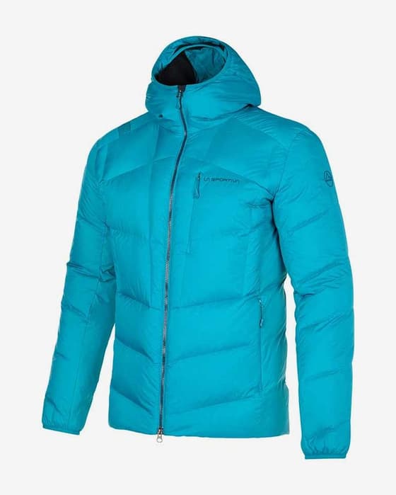 Chaqueta con capucha La Sportiva Atlas Down azul luminoso