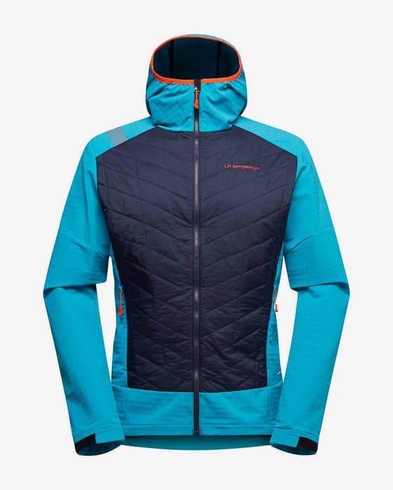 Sudadera con capucha La Sportiva Kap azul marino azul claro