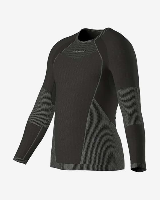 Camiseta interior La Sportiva Wool70 manga larga gris oscuro