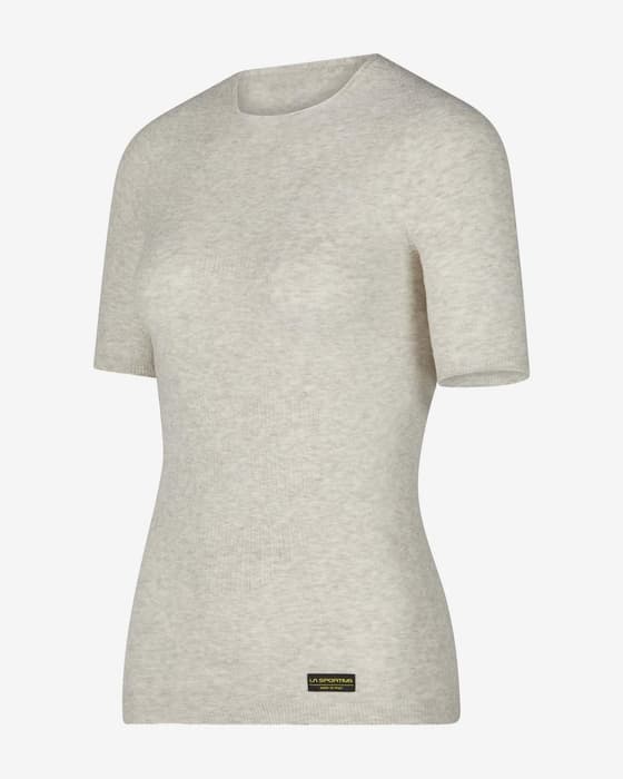 La Sportiva Silk Reflect Short Sleeve Base Layer Top Beige Women