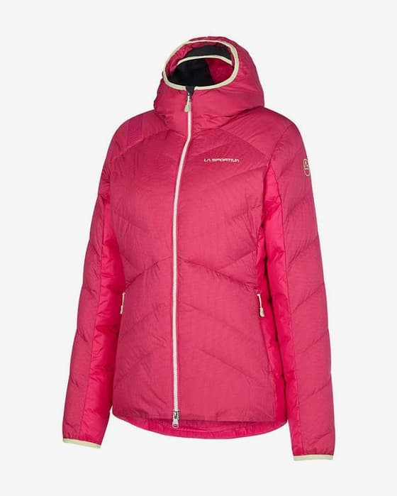 Chaqueta con capucha La Sportiva Atlas Down rosa mujer