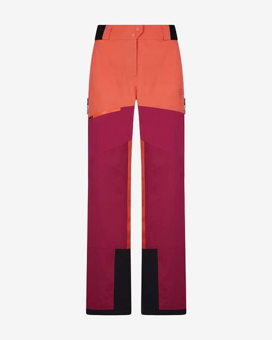 Pantalón largo La Sportiva Firestar Evo Shell lila naranja mujer