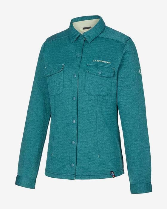 Camisa La Sportiva Spacer manga larga verde turquesa mujer