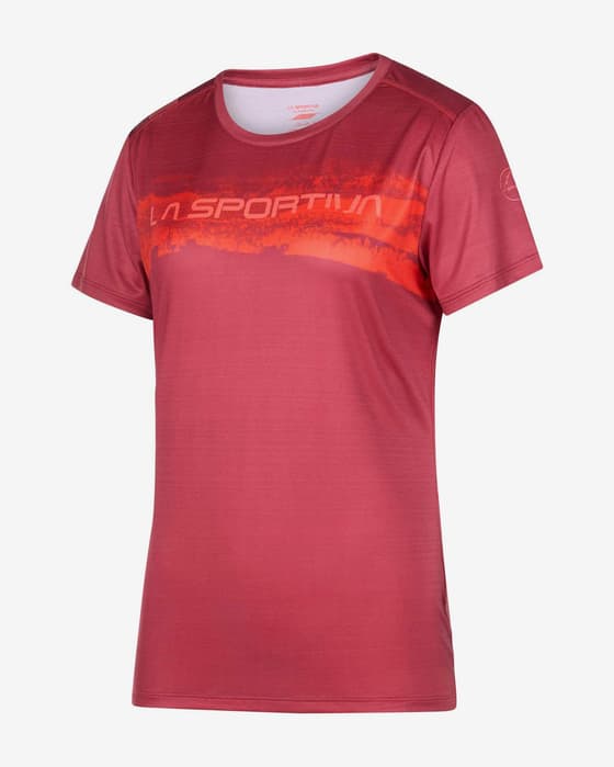 T-shirt La Sportiva Horizon vermelho mulher