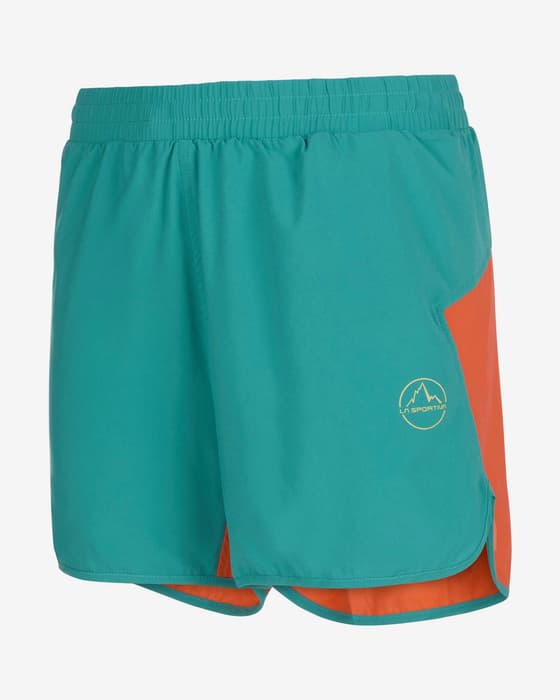Pantalón corto La Sportiva Sudden turquesa naranja mujer