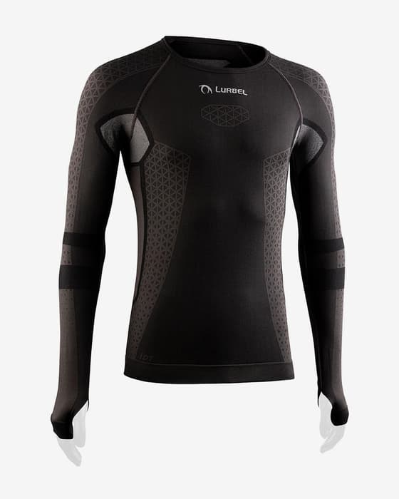 Camiseta Lurbel Cristallo manga larga negro eclipse