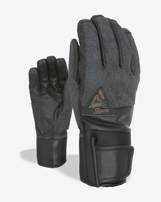 Level Rover Gloves Black Grey