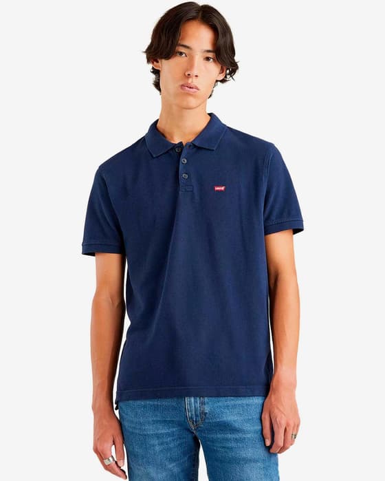 Polo Levi's Housemark manga corta azul marino