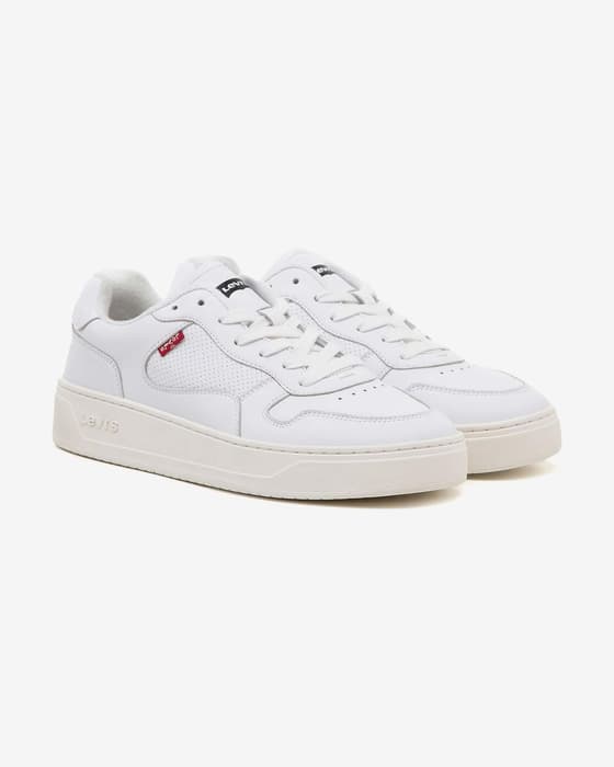 Zapatillas Levi's Glide blanco puro mujer
