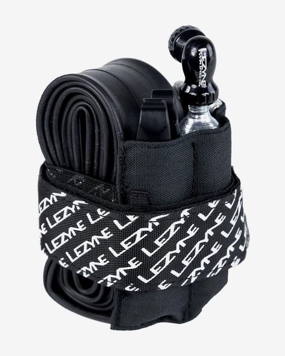 Bolsa de sillín Lezyne Sendit Caddy + Kit inflador negro