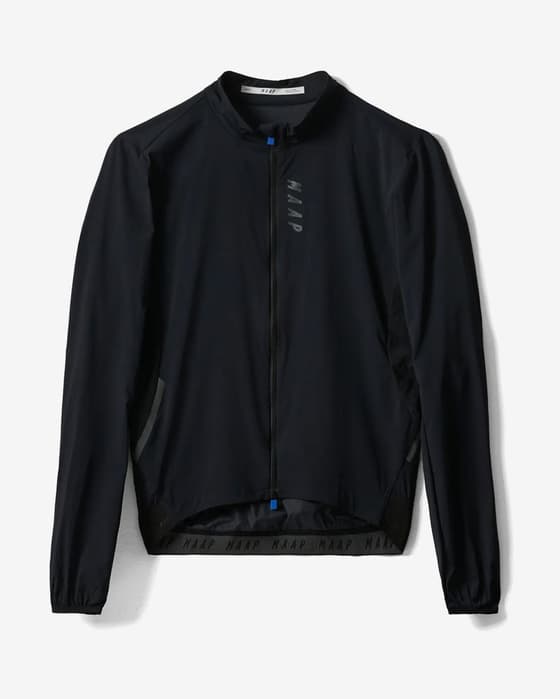 Chaqueta fina cortavientos MAAP Flow negro