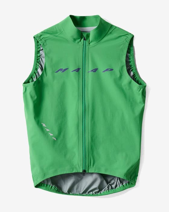 Chaleco impermeable MAAP Level Atmos verde hoja