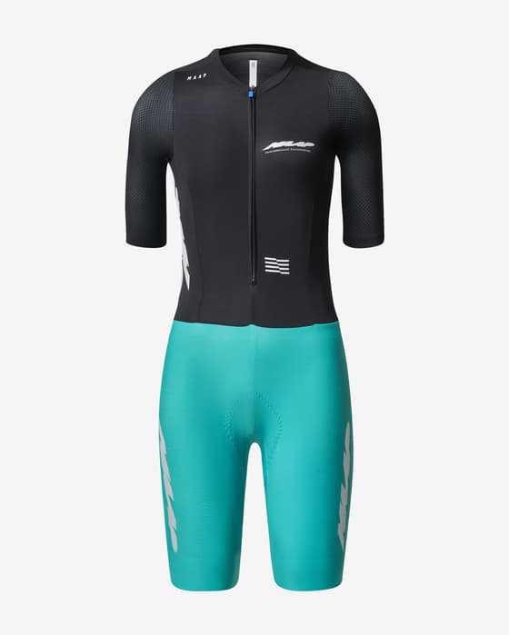 Traje integral MAAP Eclipse Pro Race negro azul lago mujer