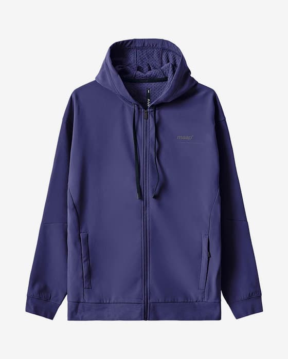 Sudadera con capucha MAAP Training Full Zip azul marino oscuro