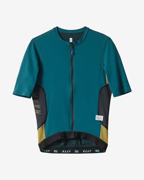 Maillot MAAP Alt_Road manche courte bleu eau doré