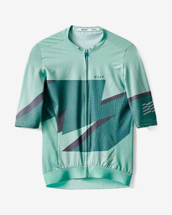 Maillot MAAP Evolve 3D Pro Air manche courte vert sauge clair bleu
