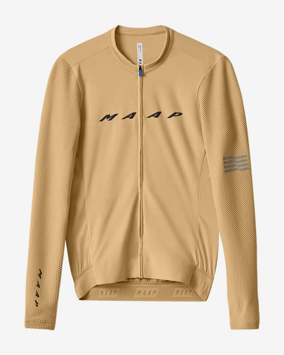 Maillot MAAP Evade Pro Base 2.0 manche longue marron clair
