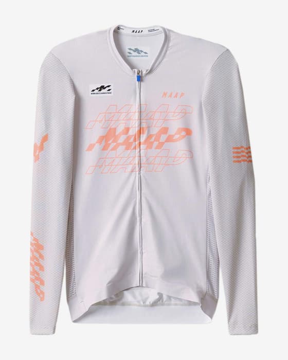 Maillot MAAP Fragment Pro Air 2.0 manche longue blanc glace