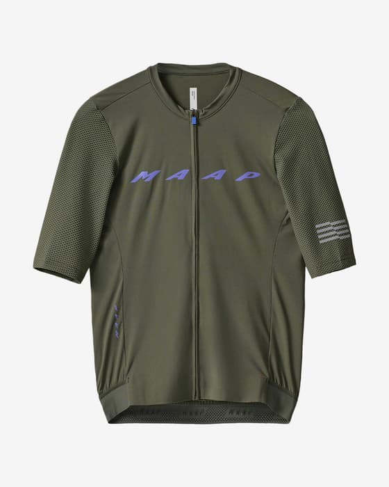 Maillot MAAP Evade Pro Base 2.0 manche courte vert foncé