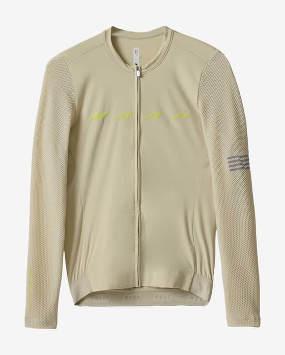 Maillot MAAP Evade Pro Base 2.0 manche longue jaune dune
