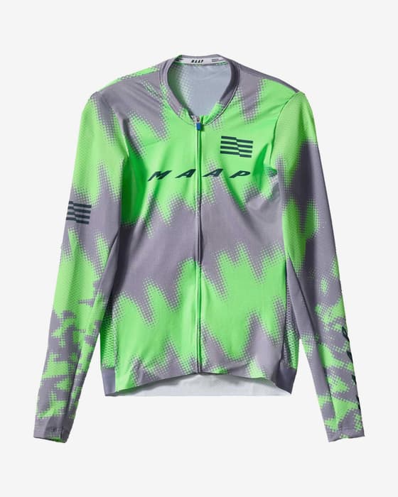Maillot MAAP X Lifeplus-Wahoo 2024 Pro Air 2.0 manche longue vert lilas