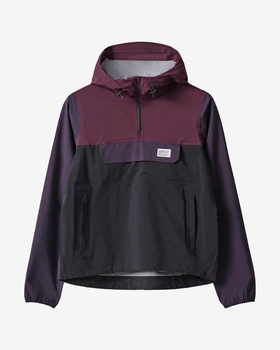 Chaqueta fina impermeable MAAP Alt_Road Anorak violeta negro mujer