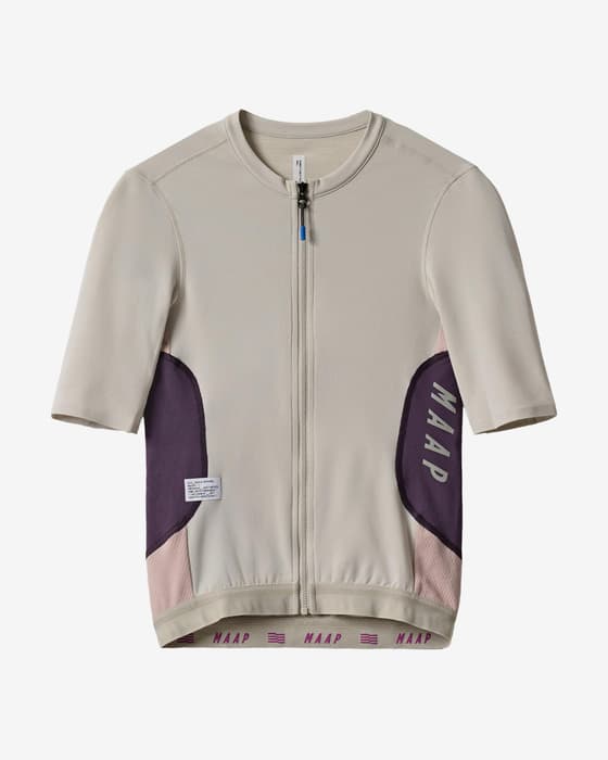 Maglia MAAP Alt_Road manica corta beige viola donna