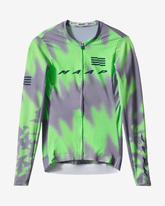 Maillot MAAP X Lifeplus-Wahoo 2024 Pro Air 2.0 manche longue vert lilas femme