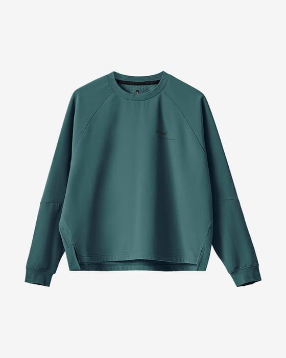 Sweatshirt MAAP Training Crew verde turquesa mulher