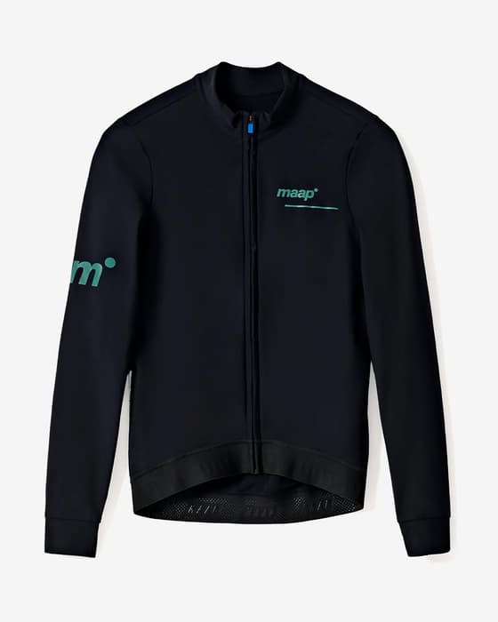 Maillot MAAP Training Thermal manche longue noir vert femme