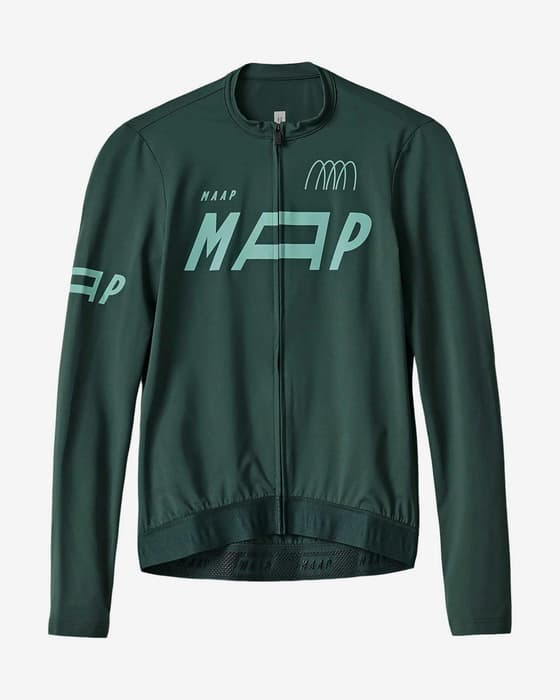 Maillot MAAP Adapt manche longue vert algue femme