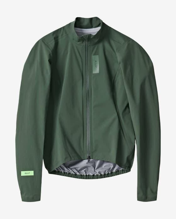 Chaqueta fina impermeable MAAP Atmos verde bronce mujer