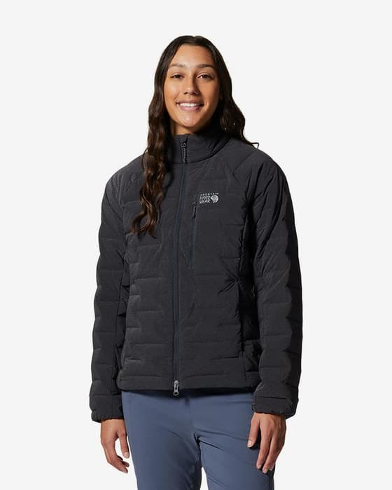 Chaqueta Mountain Hardwear Stretchdown negro claro mujer