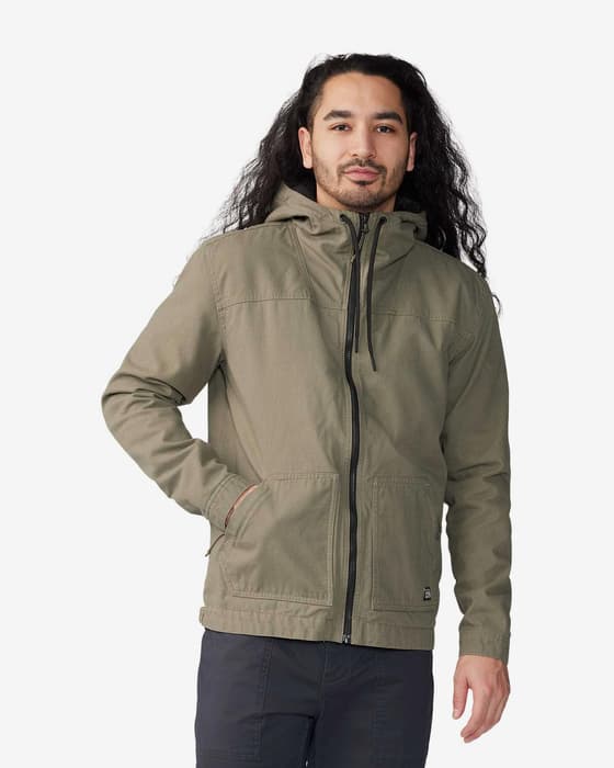 Chaqueta con capucha Mountain Hardwear Jackson Ridge verde grisáceo