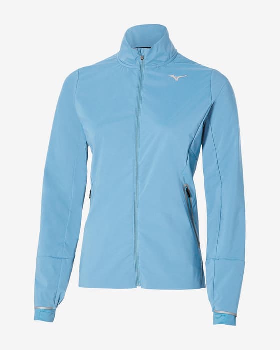 Chaqueta Mizuno Premium Warm azul mujer