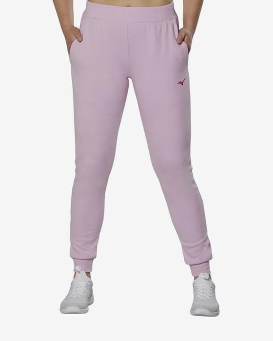 Pantalón largo Mizuno Athletic Sweat rosa mujer